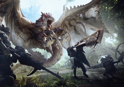 Monster hunter world poster - monster,